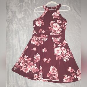 B. Smart Halter Fit and Flare Dress